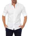 Heren slim fit avondhemd - eigentijdse lange mouwen button-up voor smart-casual evenementen