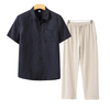 2-delige set voor mannen: casual shirt en broek - relaxte pasvorm voor elke dag
