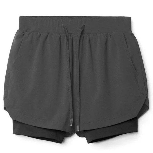 Sportshorts met zijzak - ademende heren sportshorts