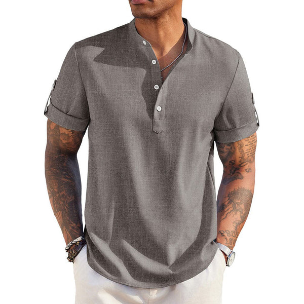 Korte mouwen overhemd - casual mannenhemd voor stijl