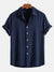 Heren korte mouw shirt - lichtgewicht zomeroutfit met stijlvolle button-up design voor dagelijks gebruik