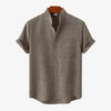 Heren casual shirt - lichtgewicht korte mouwen top voor elke gelegenheid