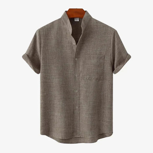 Heren casual shirt - lichtgewicht korte mouwen top voor elke gelegenheid