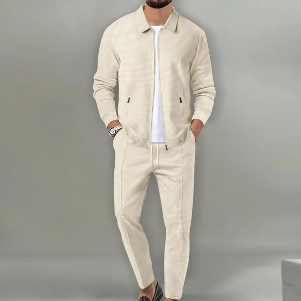 2-delige heren co-ord set - premium casual ensemble