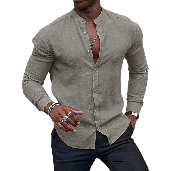 Heren smart casual overhemd - veelzijdig longsleeve