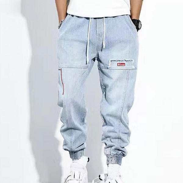 Casual harem trousers - losse denim broek voor mannen