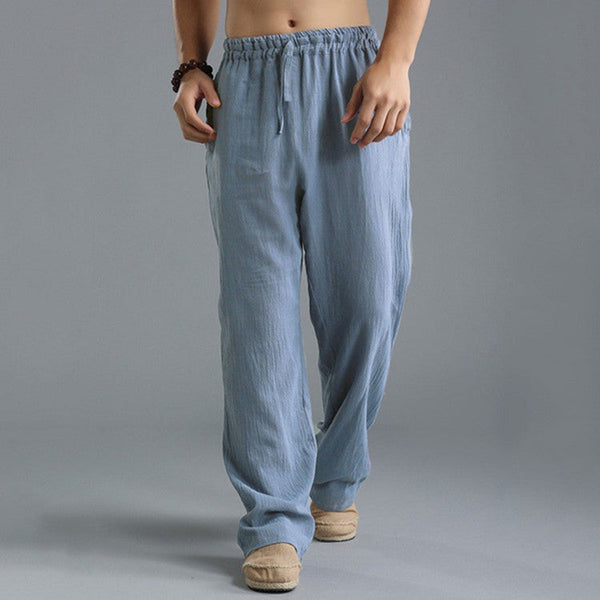 Heren linnen broeken - lichtgewicht en trendy casual pantalons