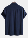 Heren korte mouw shirt - lichtgewicht zomeroutfit met stijlvolle button-up design voor dagelijks gebruik