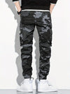 Heren camo grijze cargo broeken - functionele alledaagse mode met relaxte fit