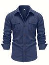 Heren corduroy shirt - een casual klassieker met zakken
