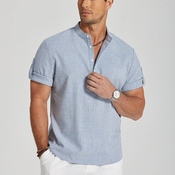 Korte mouwen overhemd - casual mannenhemd voor stijl