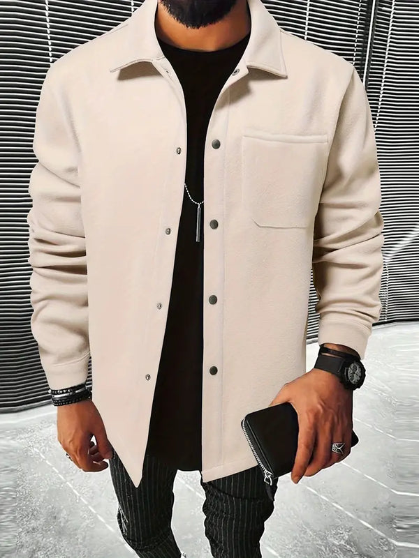 Heren langarm kanto hemd - tailored design van kwaliteitsstof voor smart casual stijl