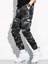 Heren camo grijze cargo broeken - functionele alledaagse mode met relaxte fit