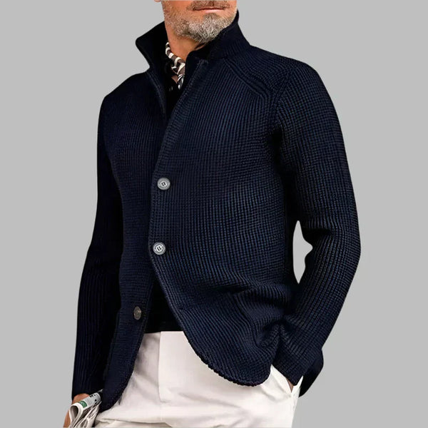 Wollen gebreide cardigan - moderne herenoutdoor