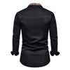 Heren smart casual shirt met geruit detail - eigentijdse fit kantoorkleding voor mannen