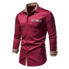 Heren smart casual shirt met geruit detail - eigentijdse fit kantoorkleding voor mannen