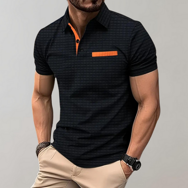 Verfijnde polo shirt - eigentijdse casual top voor mannen