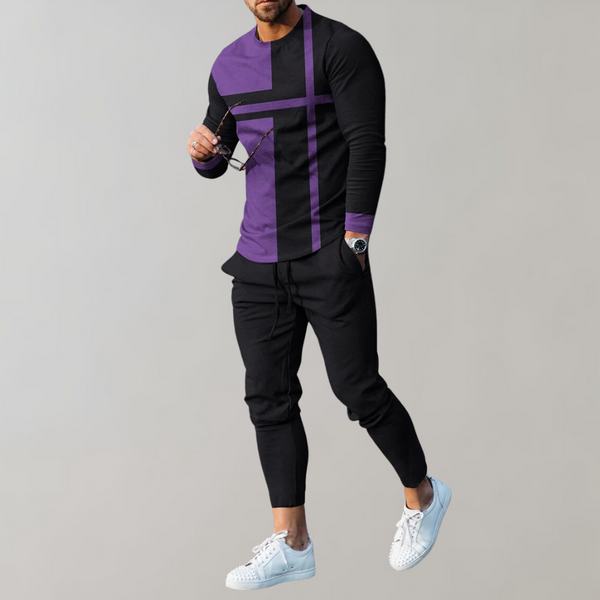 Heren langemouwtop - hedendaagse sportkleding voor een stijlvolle uitstraling