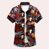 Heren kortebloemige overhemd - kleurrijke zomerlook voor casual uitjes