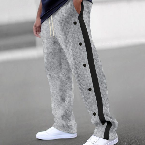 Lichte casual herenbroek - flexibele tailleband voor dagelijks gebruik