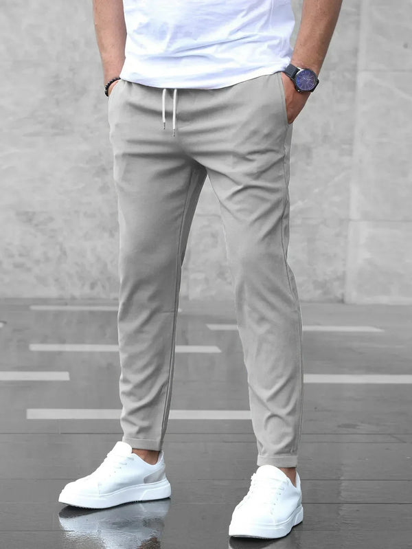 Heren tailored joggers - trendy casual broeken
