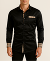 Heren smart casual shirt met geruit detail - eigentijdse fit kantoorkleding voor mannen