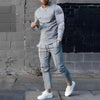 2-delige set met lange mouwen en broek - modieuze loungewear voor mannen