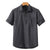 Korte mouwen linnen polo shirt - casual mannen zomer shirt