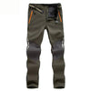 Heren hikingbroeken - waterdichte softshell pantalons met verbeterde duurzaamheid voor buitenactiviteiten