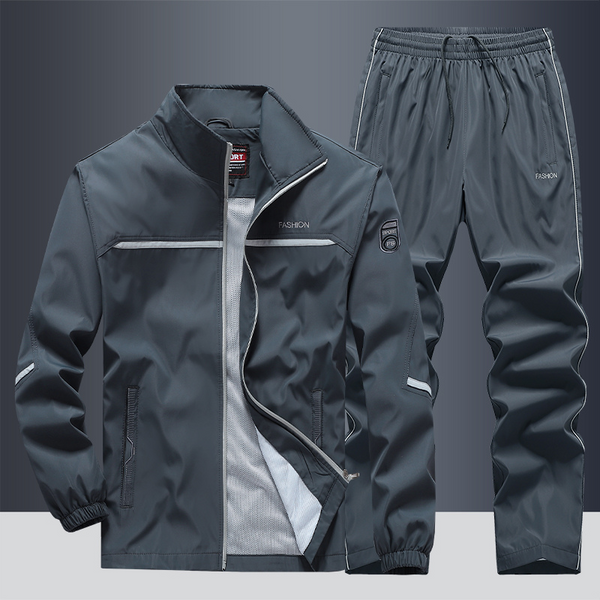 2-delig trainingspak voor mannen - moderne sportjack en broek