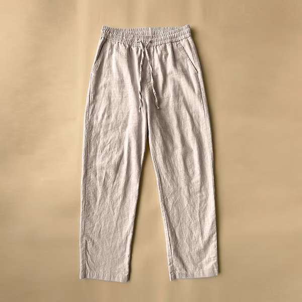 Mannen linnen casual broeken - veelzijdige pantalons voor relaxed draagcomfort