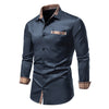 Heren smart casual shirt met geruit detail - eigentijdse fit kantoorkleding voor mannen