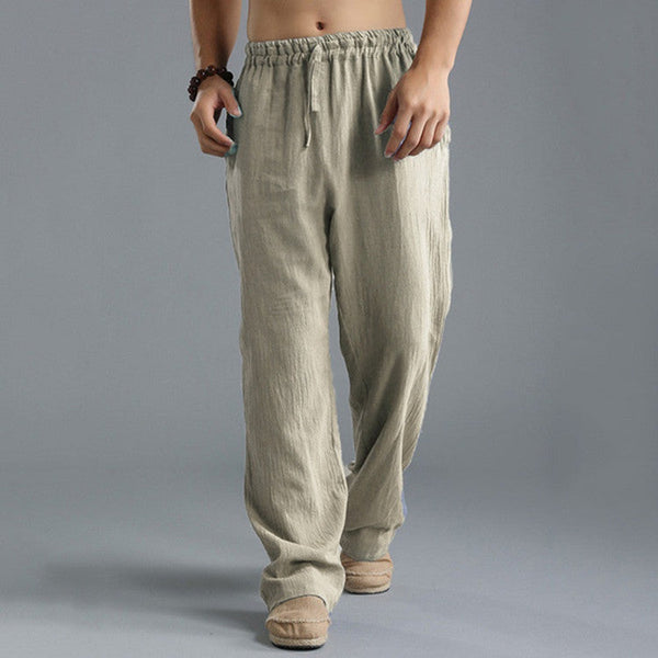 Heren linnen broeken - lichtgewicht en trendy casual pantalons
