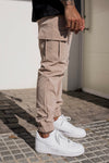 Heren cargobroek - stijlvolle beige casual wear voor dagelijks gemak