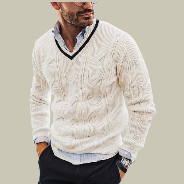 Kabelgebreide trui - stijlvolle casual knitwear voor heren