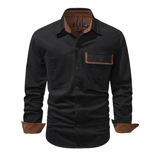 Heren langemouw werkshirt - veelzijdig en stijlvol