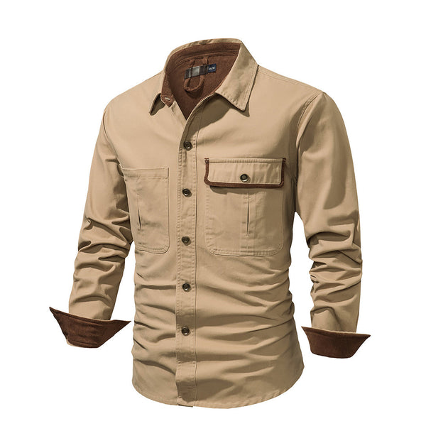 Heren langemouw werkshirt - veelzijdig en stijlvol