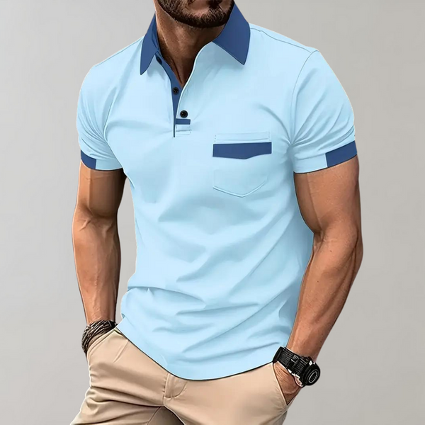 Heren casual polo - stijlvolle korte mouwen top