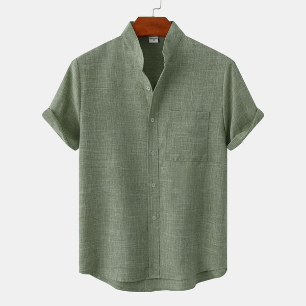 Heren casual shirt - lichtgewicht korte mouwen top voor elke gelegenheid