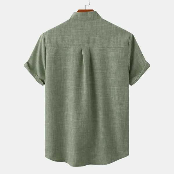 Heren casual shirt - lichtgewicht korte mouwen top voor elke gelegenheid