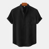 Heren casual shirt - lichtgewicht korte mouwen top voor elke gelegenheid