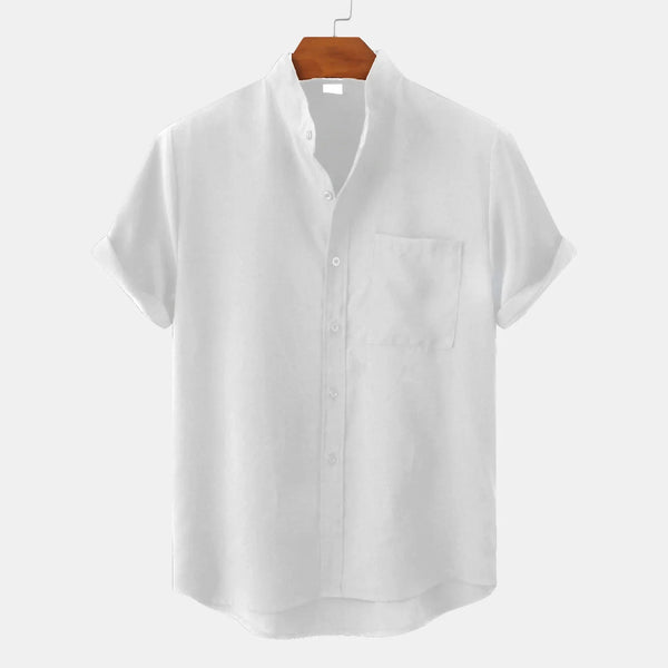 Heren casual shirt - lichtgewicht korte mouwen top voor elke gelegenheid