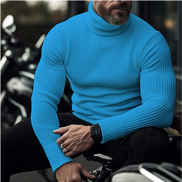 Geribbelde coltrui - herenkleding met een vleugje elegantie