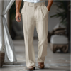 Op maat gemaakte linnen broeken - verfijnde herenbroek voor casual elegantie