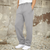 Fleece joggingbroek - casual lounge broeken voor mannen