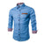 Chique spijkerhemden - heren casual overhemd met lange mouwen