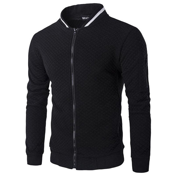 Gequilted zip-up jack - eigentijdse casual buitenjassen voor heren