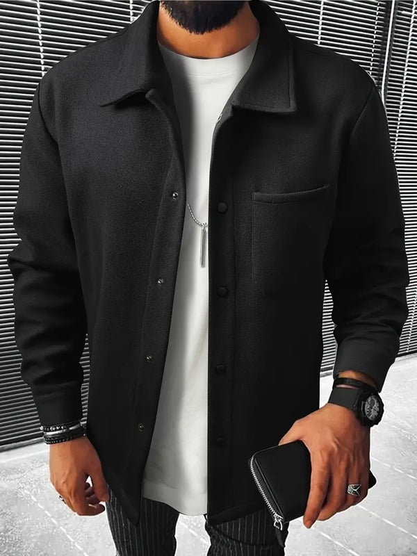 Heren langarm kanto hemd - tailored design van kwaliteitsstof voor smart casual stijl