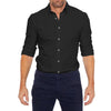 Heren slim fit avondhemd - eigentijdse lange mouwen button-up voor smart-casual evenementen