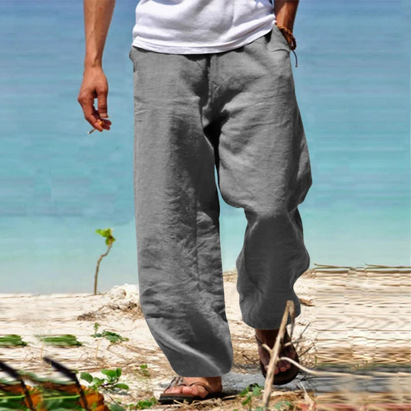 Lichte strandbroek voor mannen - ontspannen en ademend voor de zomer